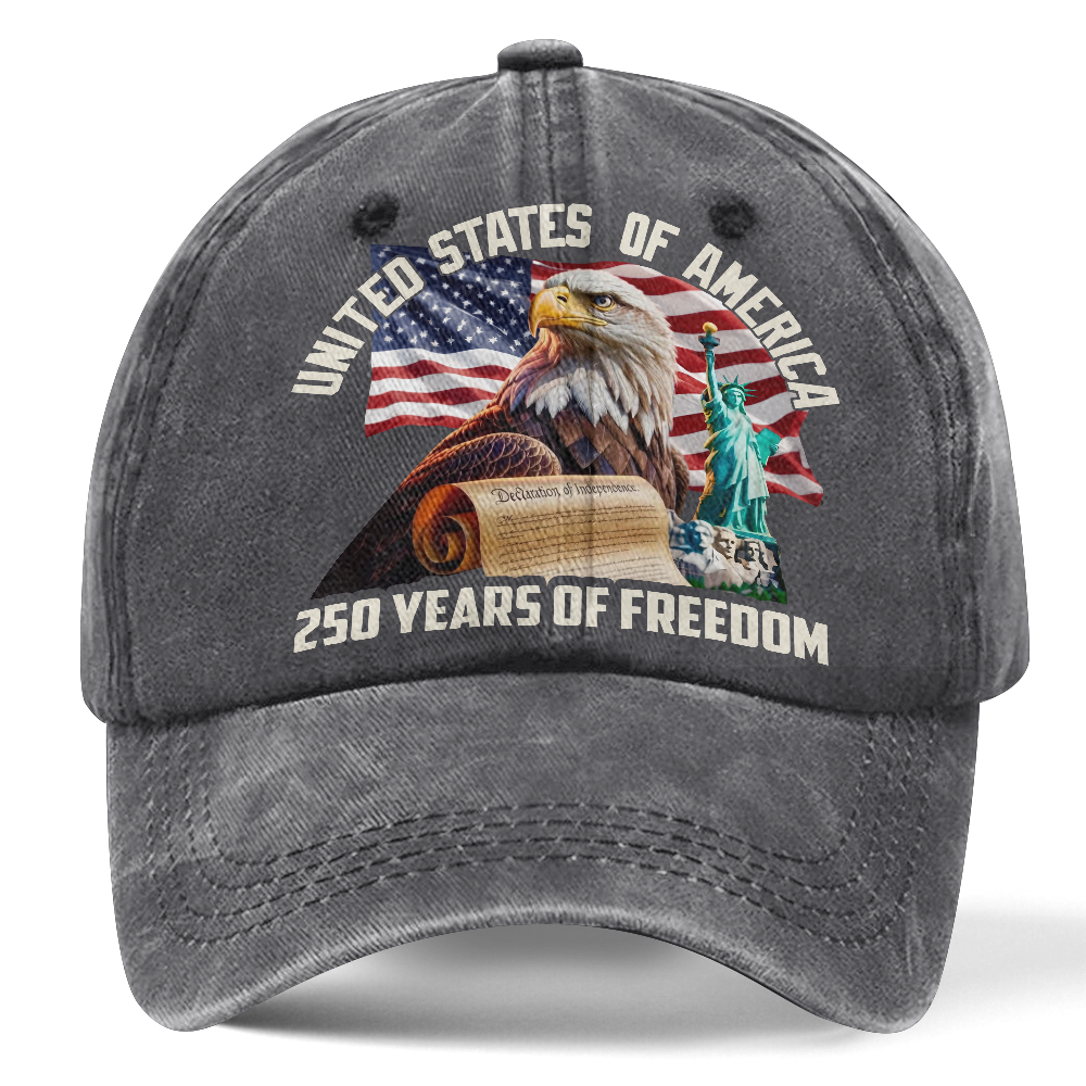 America 250th Anniversary Washed Cap