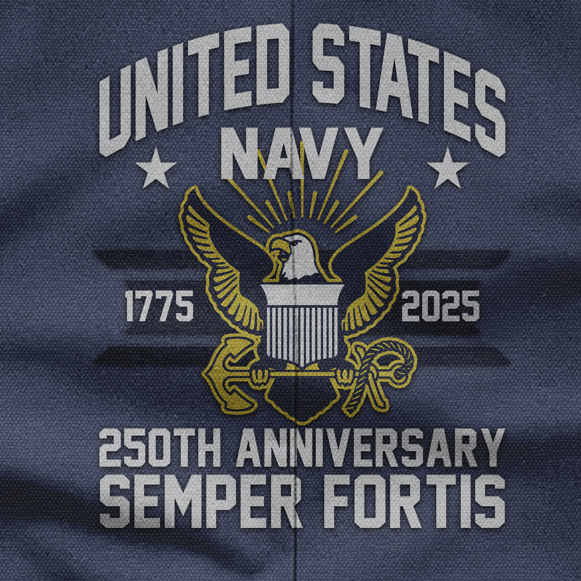 Navy 250th Anniversary Pocket Vest