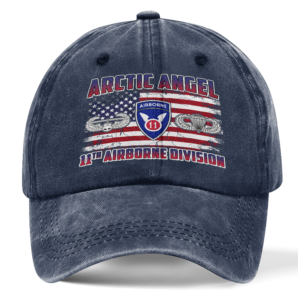 Personalizable 11th Airborne Division Washed Cap