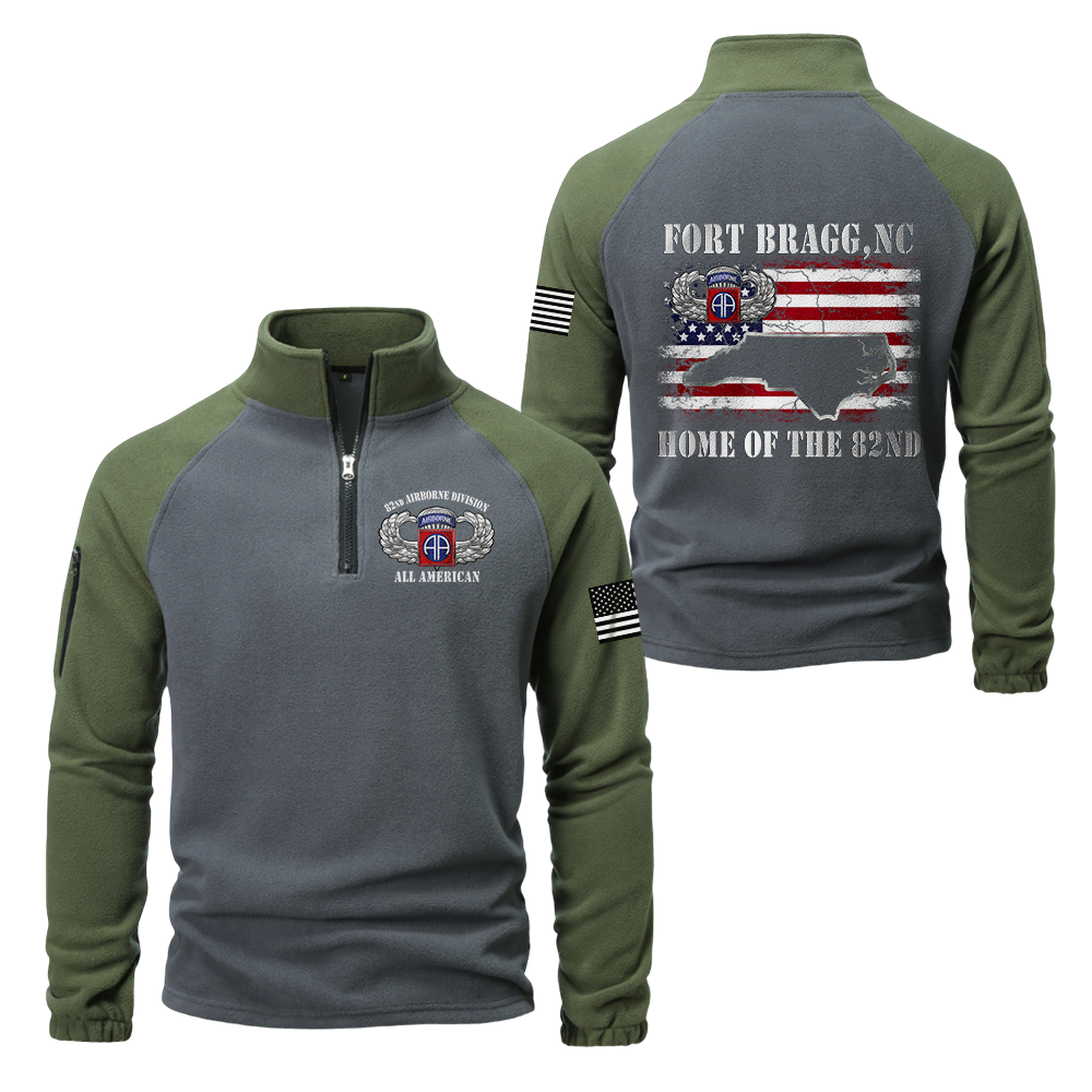 82nd Airborne Division Half-Zip Raglan Sweatshirt