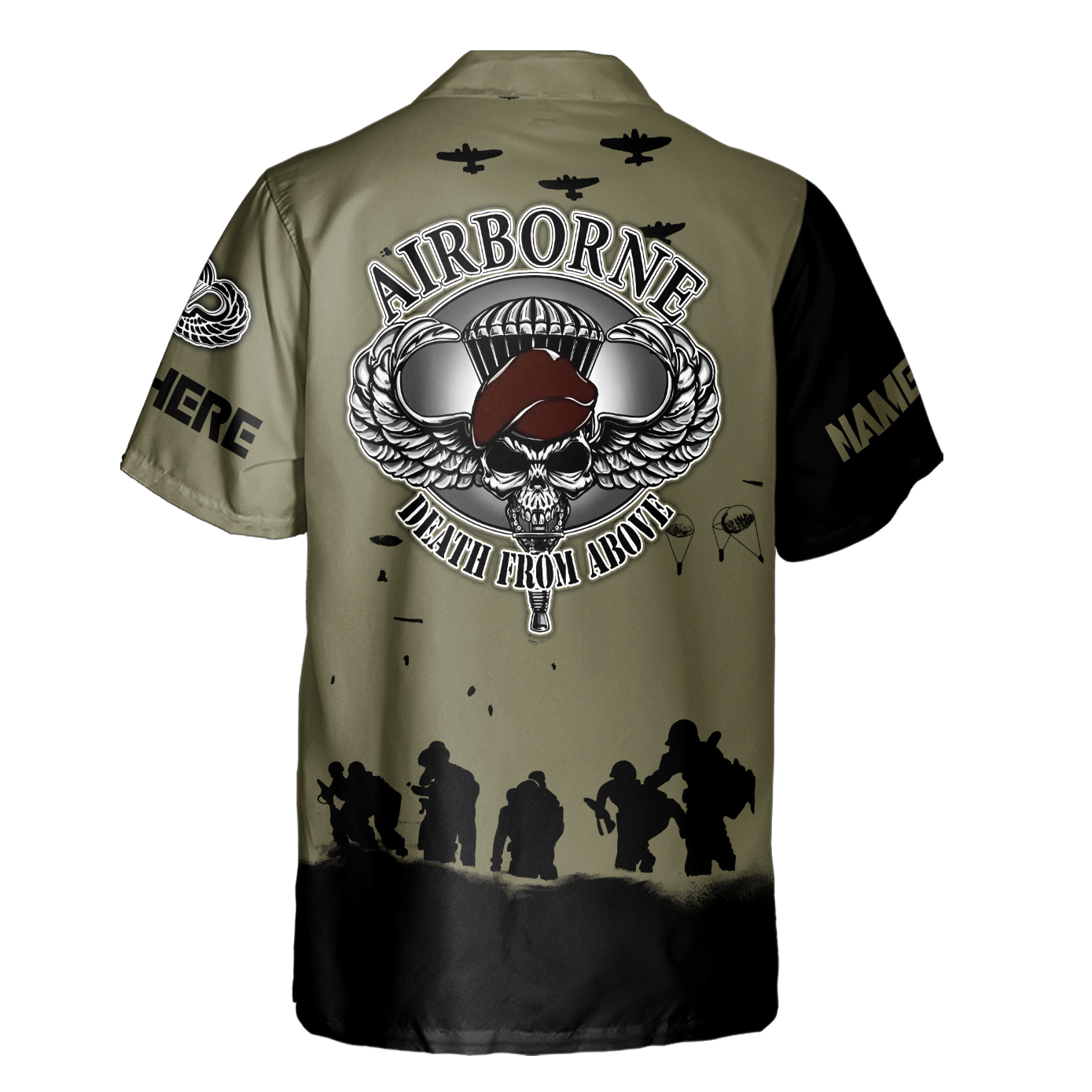 Airborne Death From Above Cuban Shirt