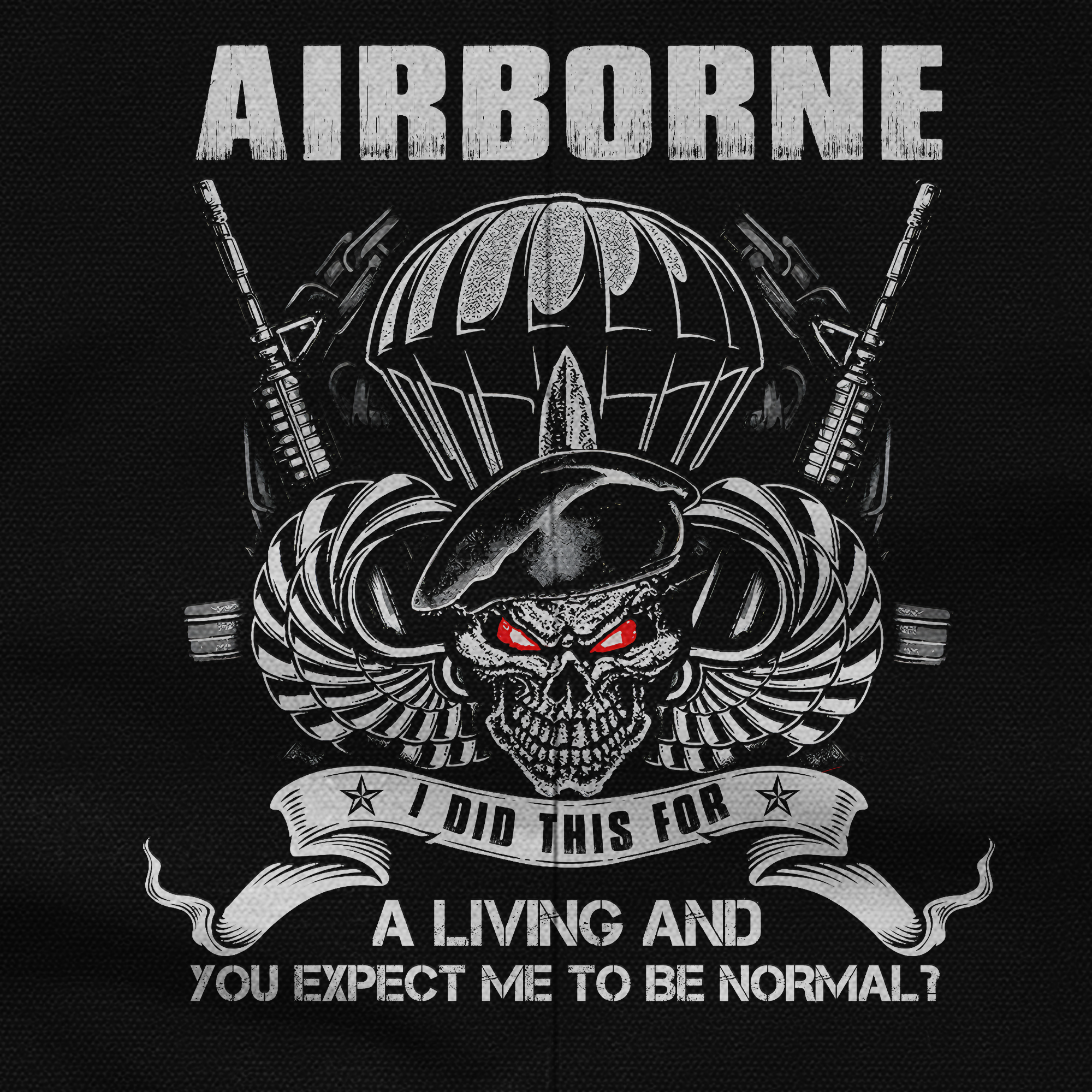Personalizable Airborne I Did This For A Living Pocket Vest
