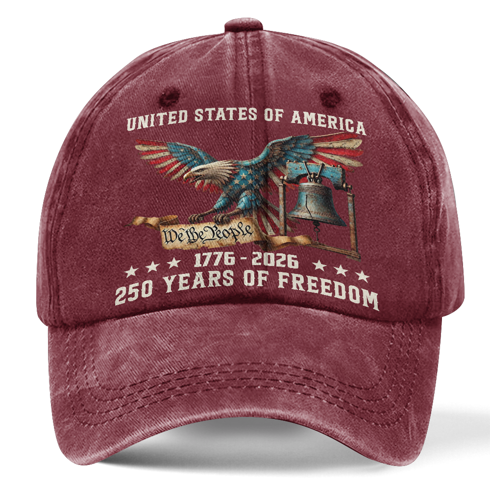 America 250th Anniversary Washed Cap