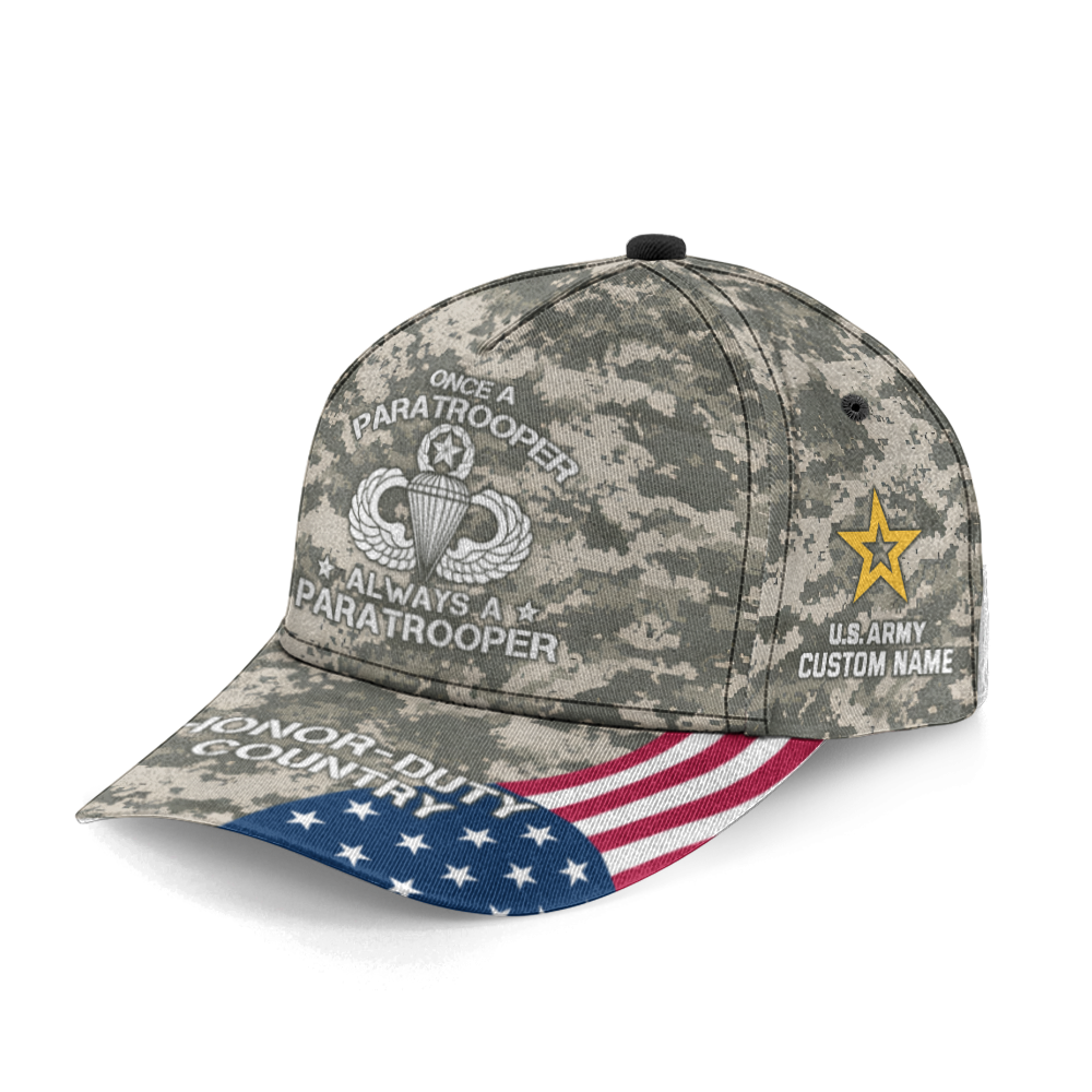 Personalized Airborne Always a Paratrooper Classic Cap