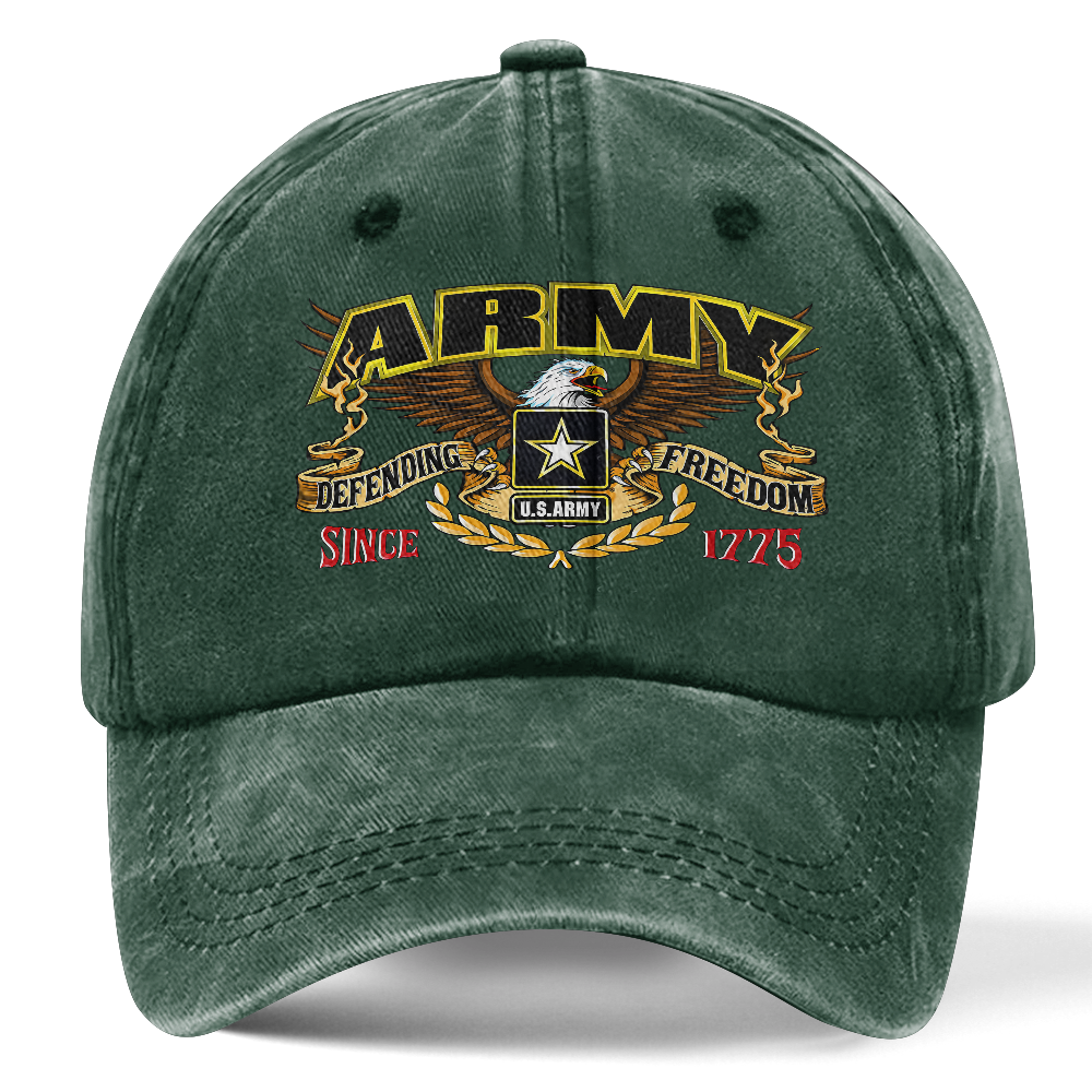 Personalizable Defending Freedom Since 1775 Washed Cap