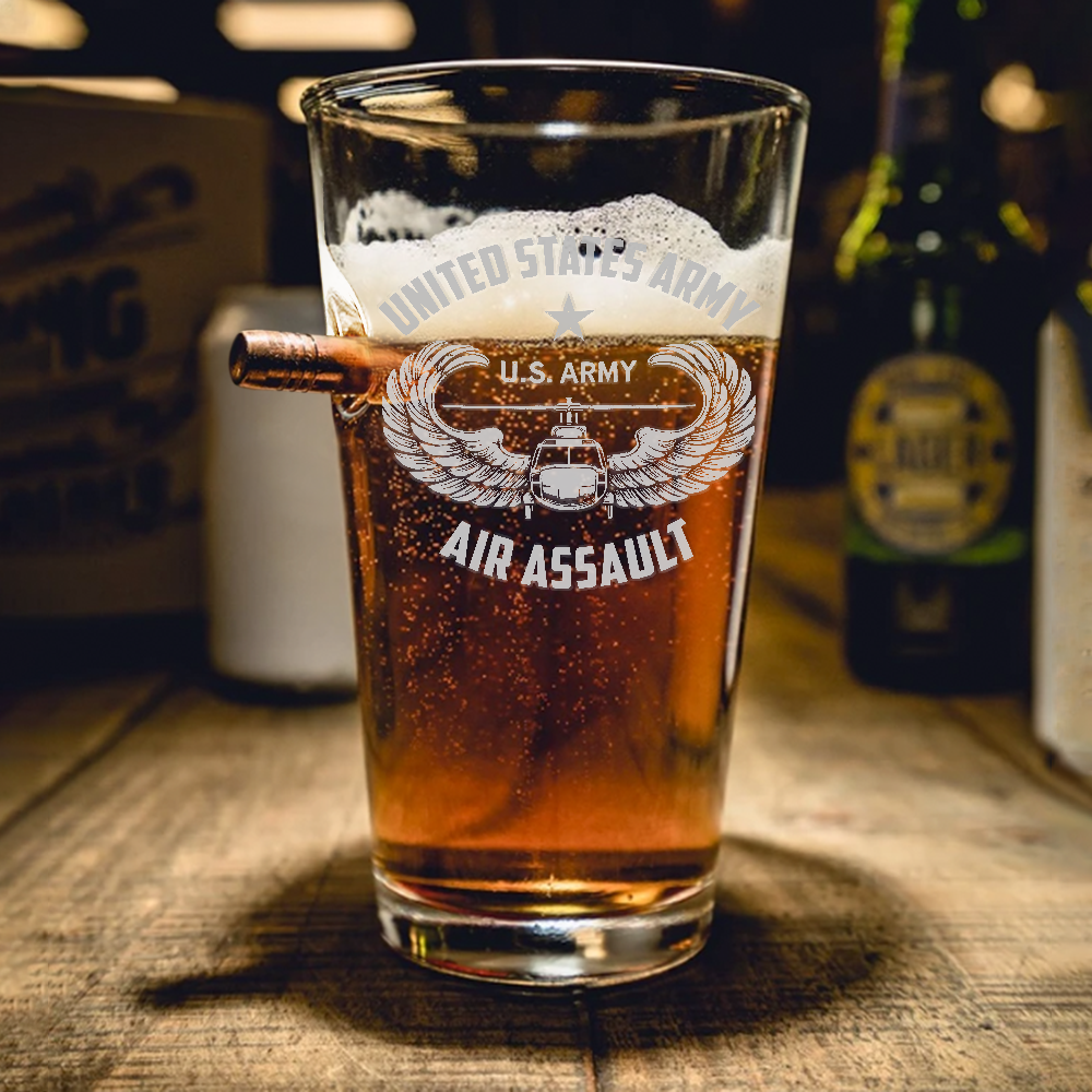 Army Air Assault Bullet Pint Glass
