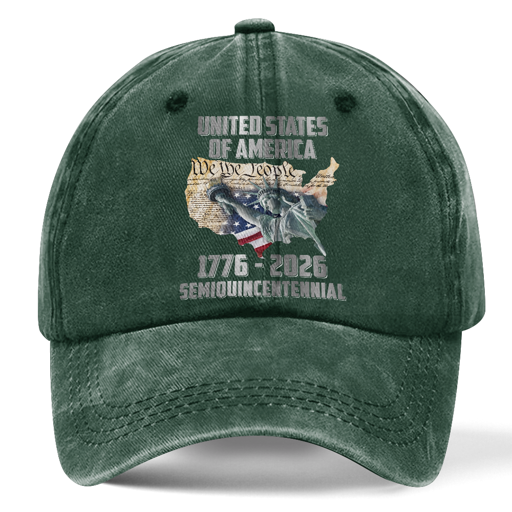 America 250th Anniversary Washed Cap