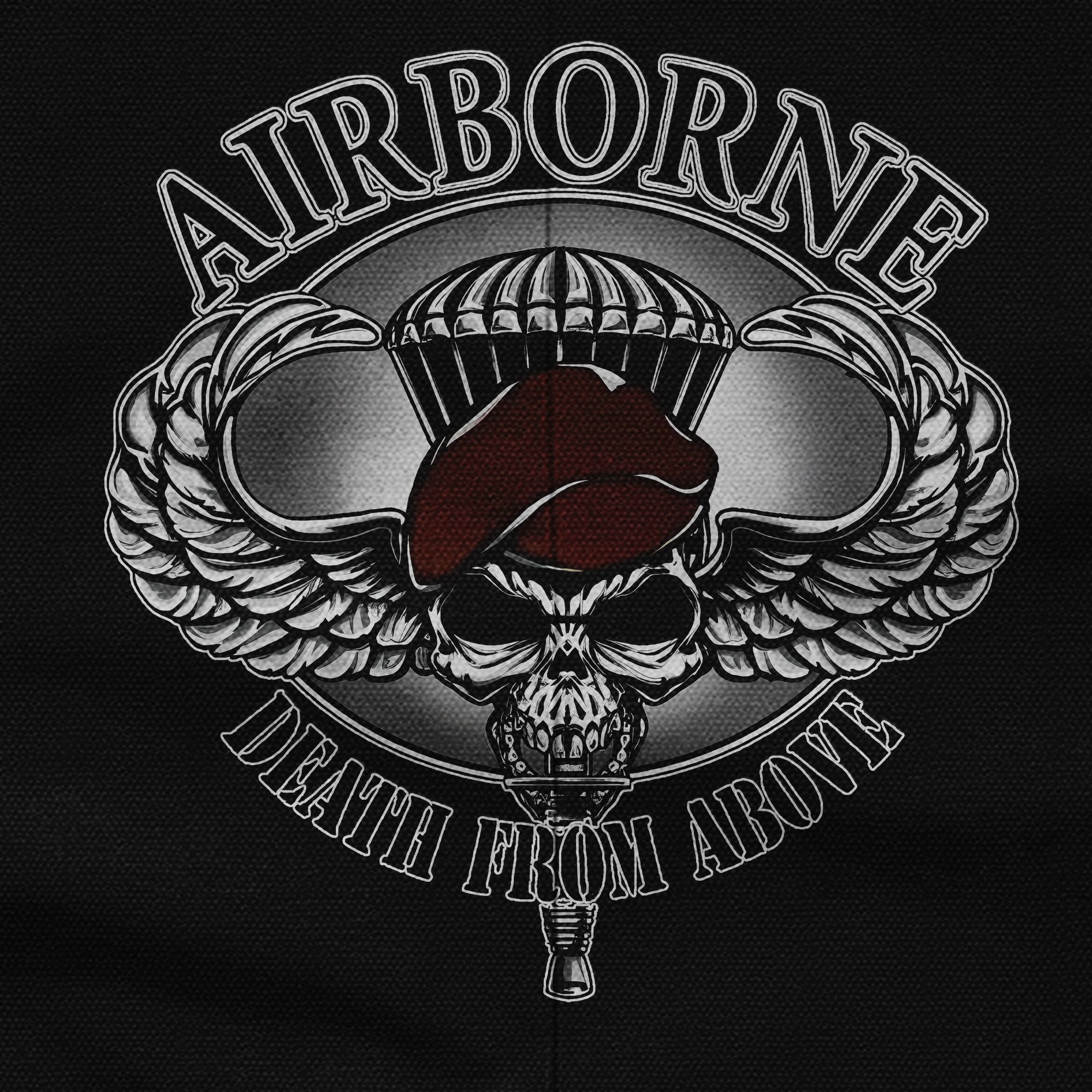 Personalizable Airborne Death From Above Pocket Vest