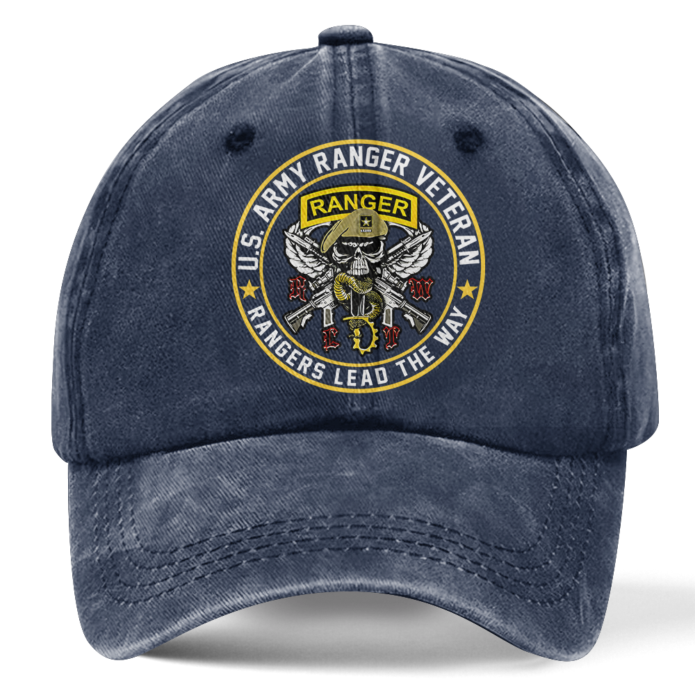 Personalizable Rangers Lead The Way Washed Cap