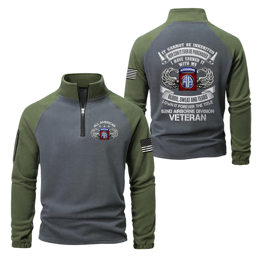 82nd Airborne Division Half-Zip Raglan Sweatshirt