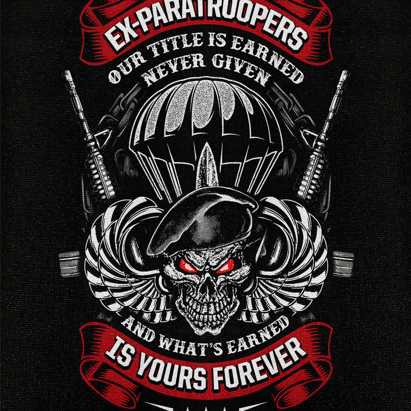 There Are No Ex-Paratroopers Cuban Shirt