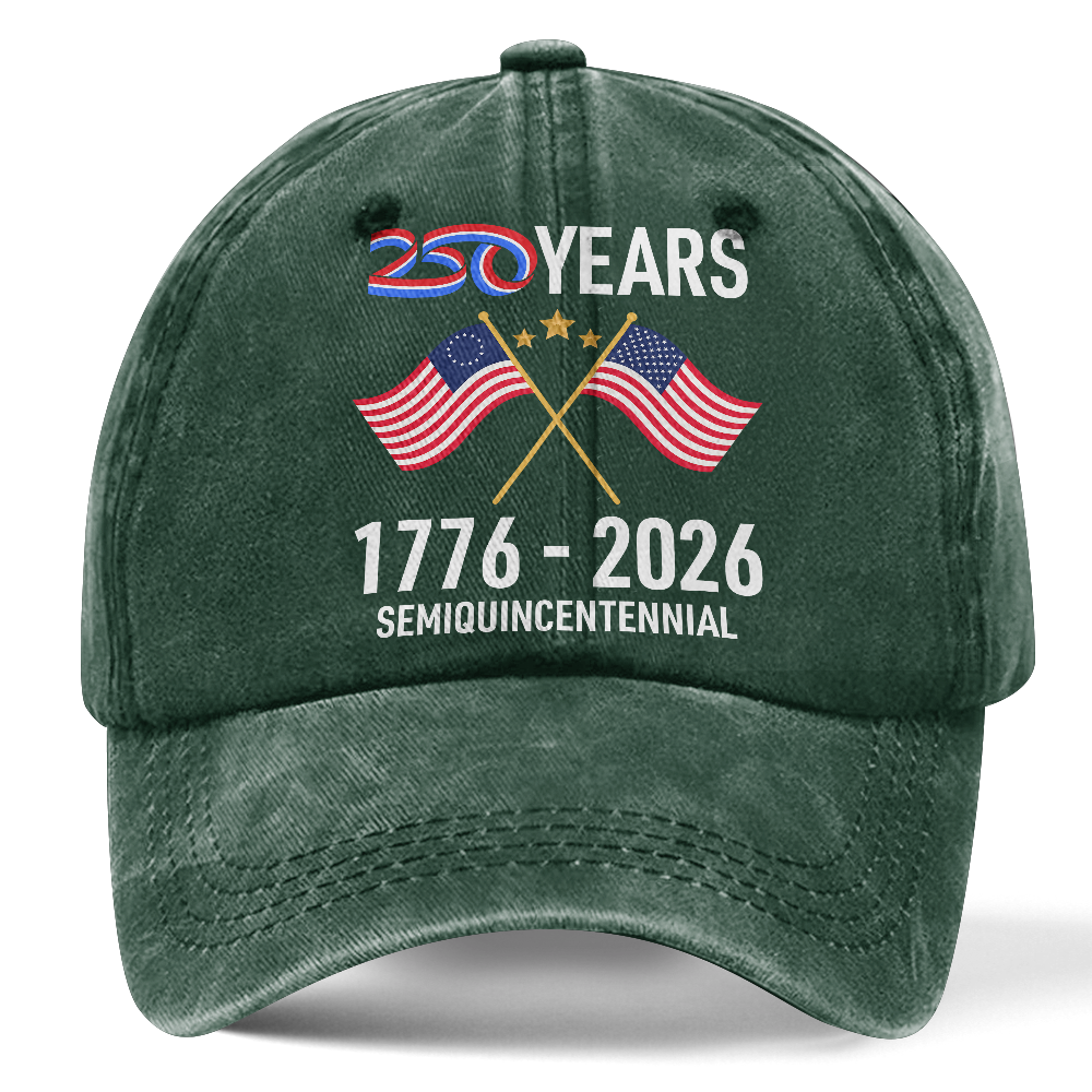 America 250th Anniversary Washed Cap