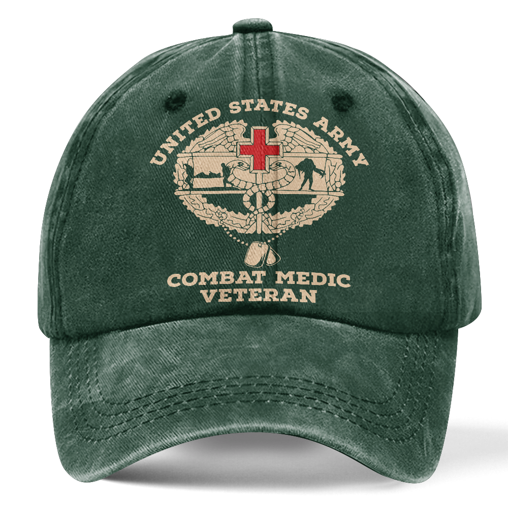 Personalizable Combat Medic Washed Cap