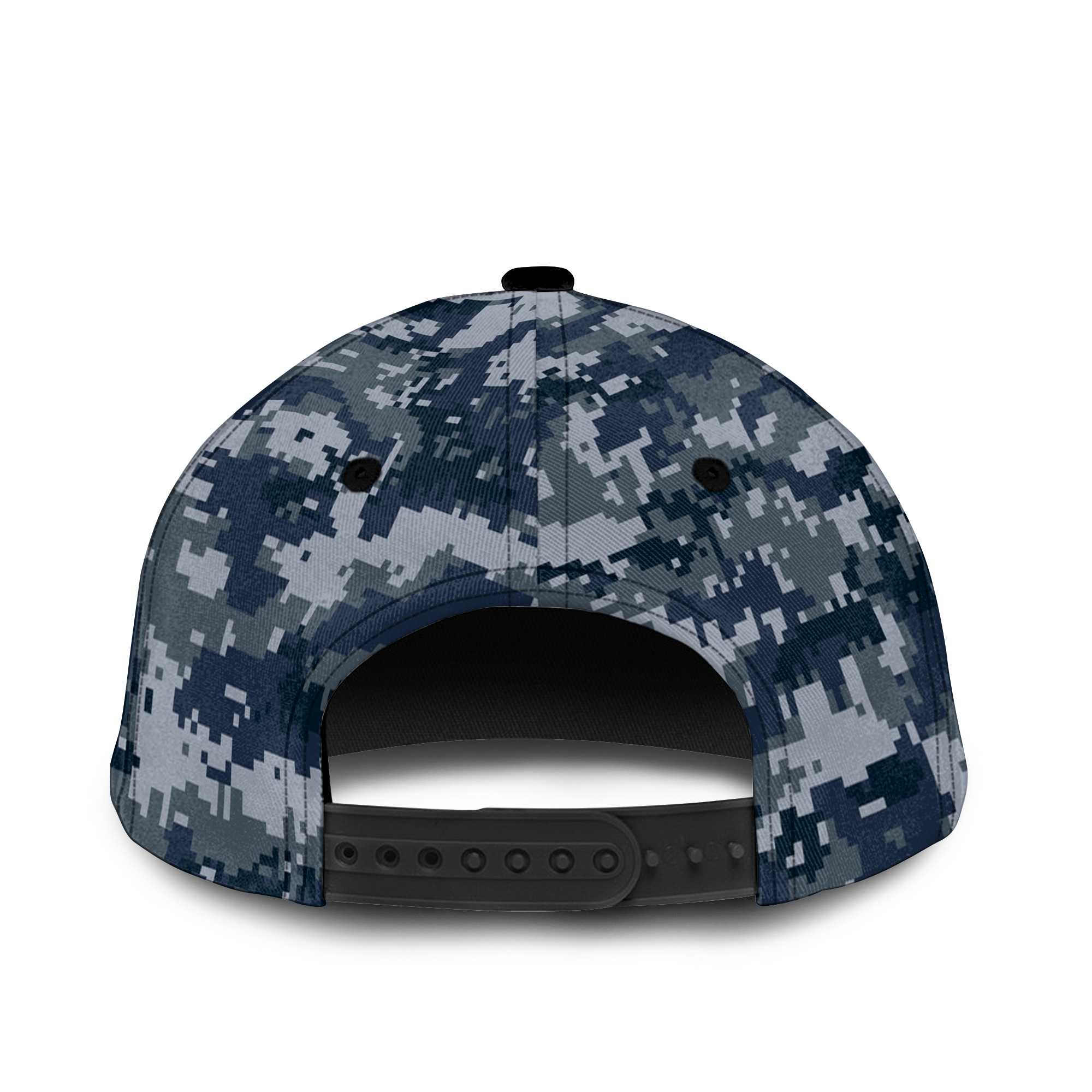 Navy We Own The Seas Embroidered & Printed Cap