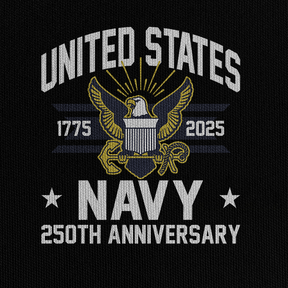 Navy 250th Anniversary Quarter Zip Hoodie