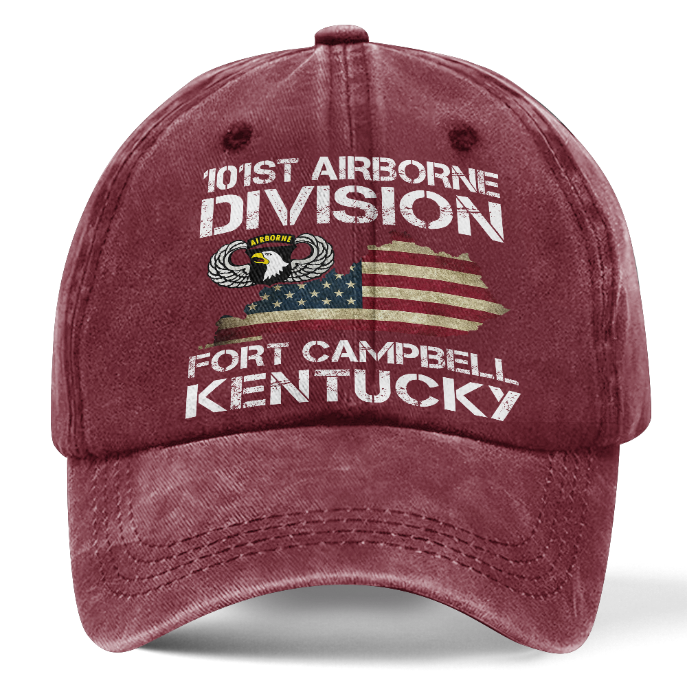 Airborne Fort Campbell Washed Cap