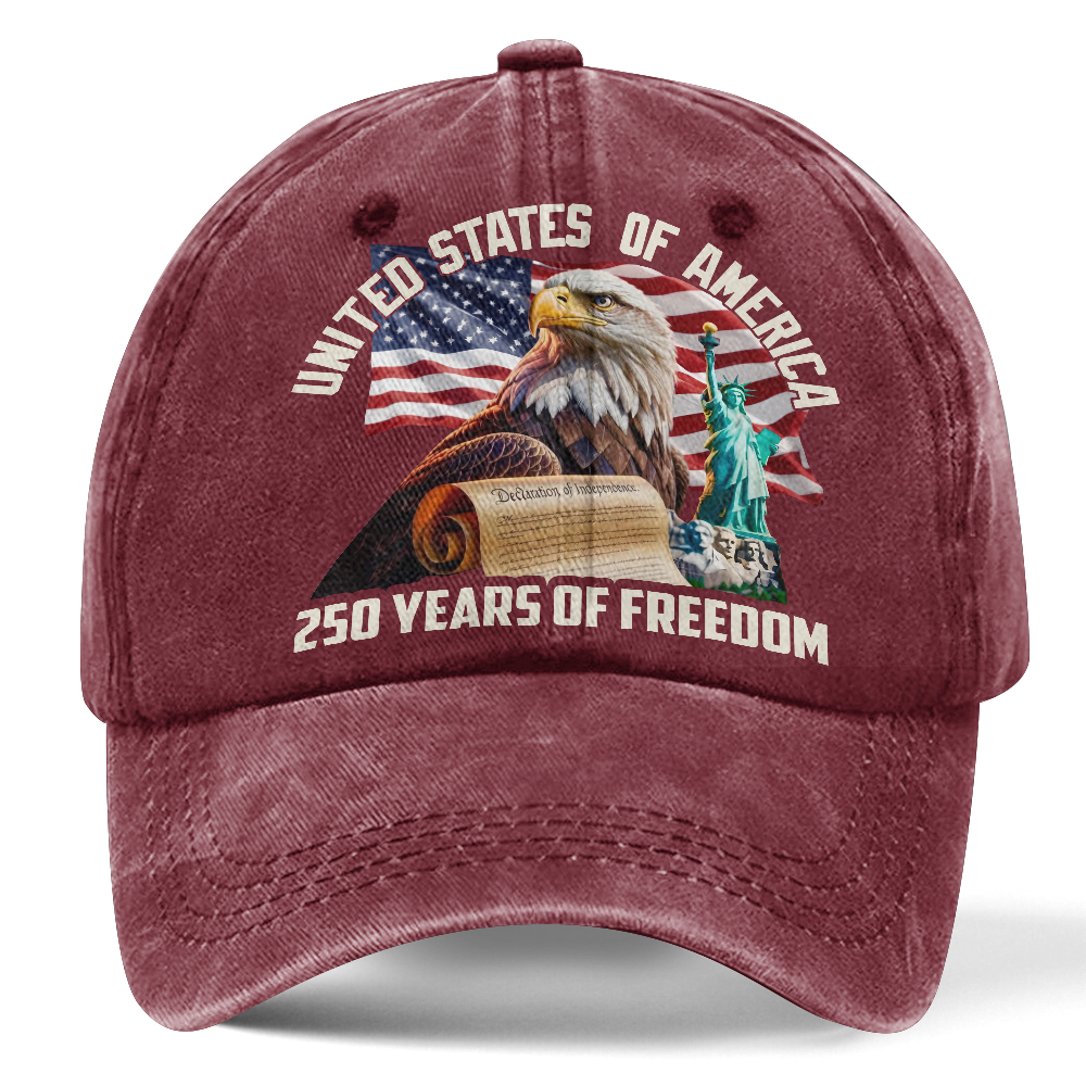 America 250th Anniversary Washed Cap
