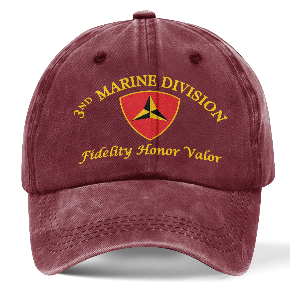 Personalizable Fidelity Honor Valor Washed Cap