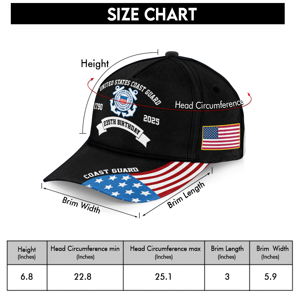 Coast Guard 235th Birthday Classic Cap