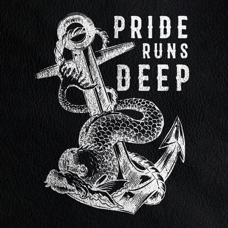 Submarine Service Pride Runs Deep Leather Jacket