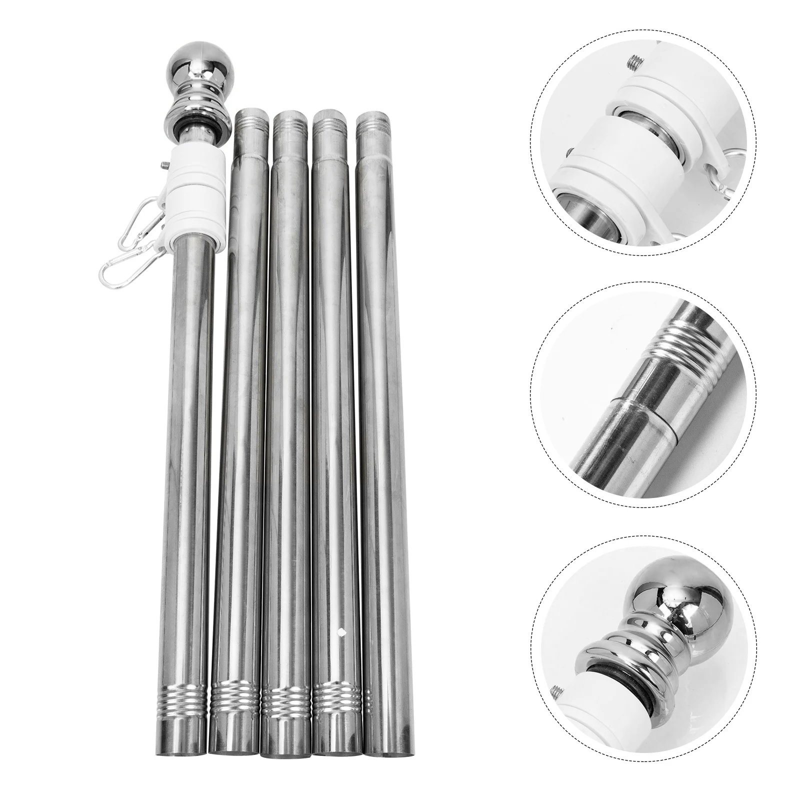 Flagpole With Buckles