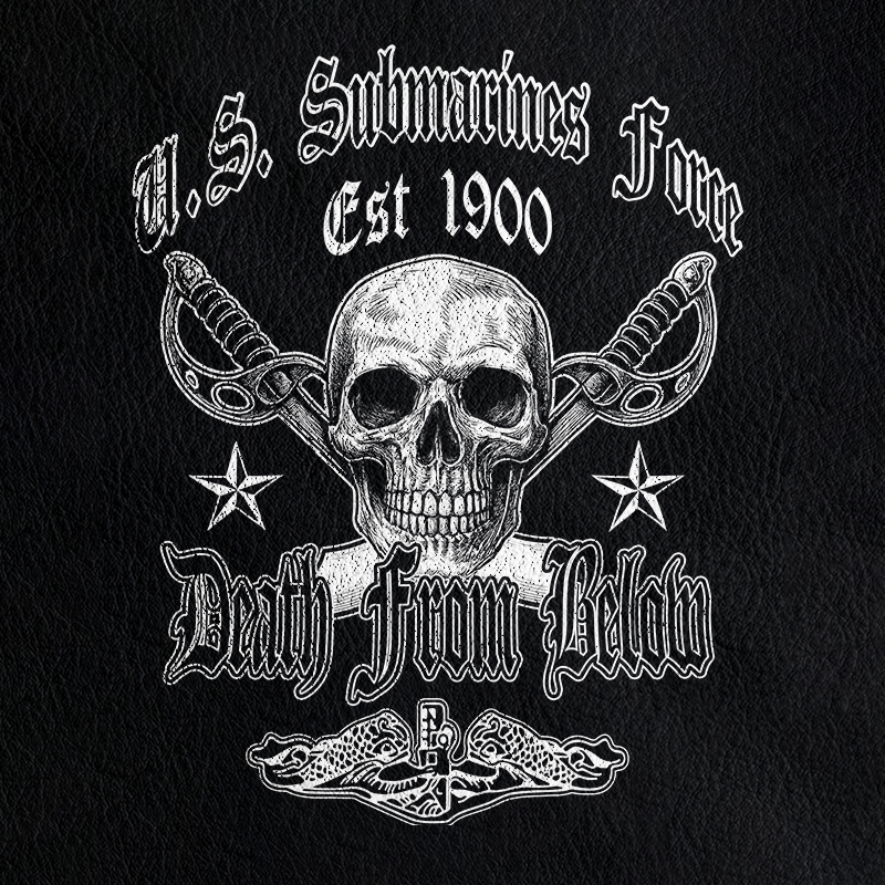 Submarine Force Death From Above Leather Jacket