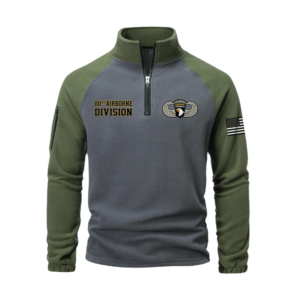 101st Airborne Division Half-Zip Raglan Sweatshirt