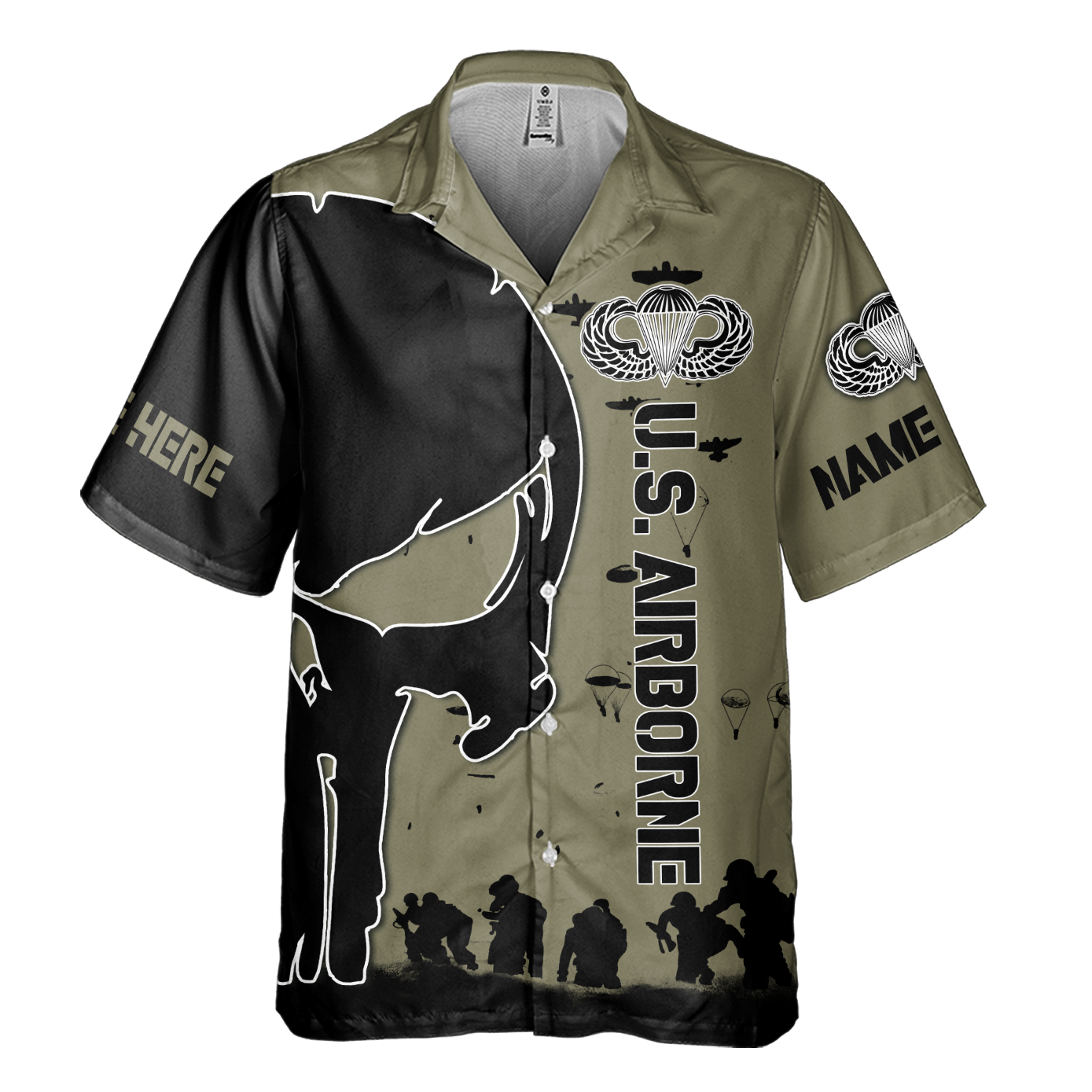 Airborne Death From Above Cuban Shirt