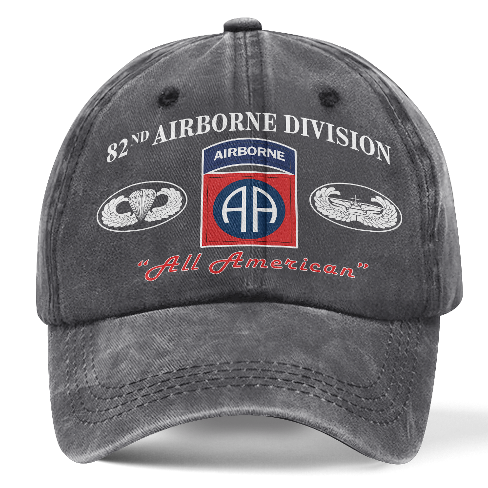 82nd Airborne All American Washed Cap