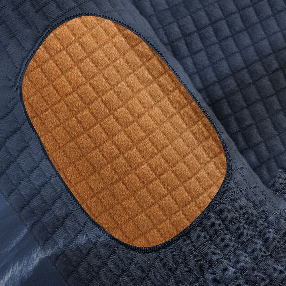 Personalizable Navy Submarine The Sea Is Ours Waffle Stand Collar Sweatshirt