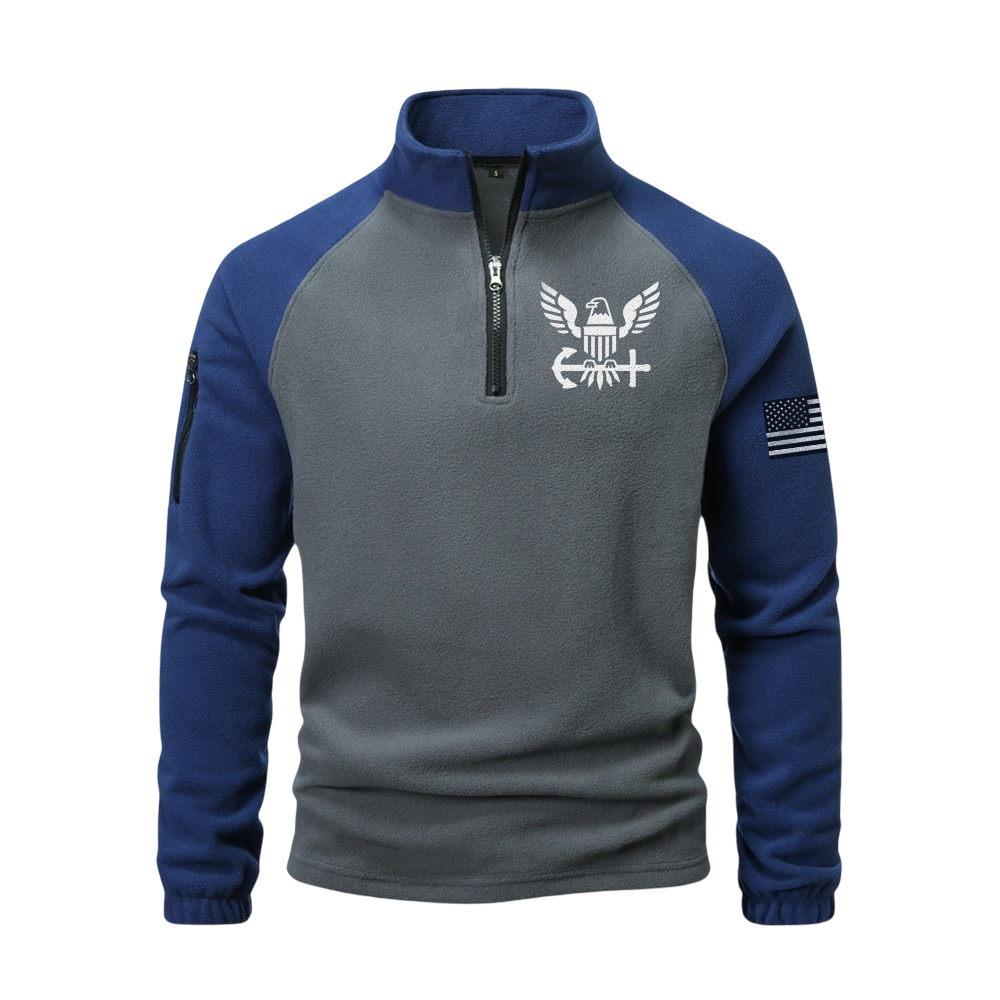 A Smooth Sea Never Made A Skilled Sailor Half-Zip Raglan Sweatshirt