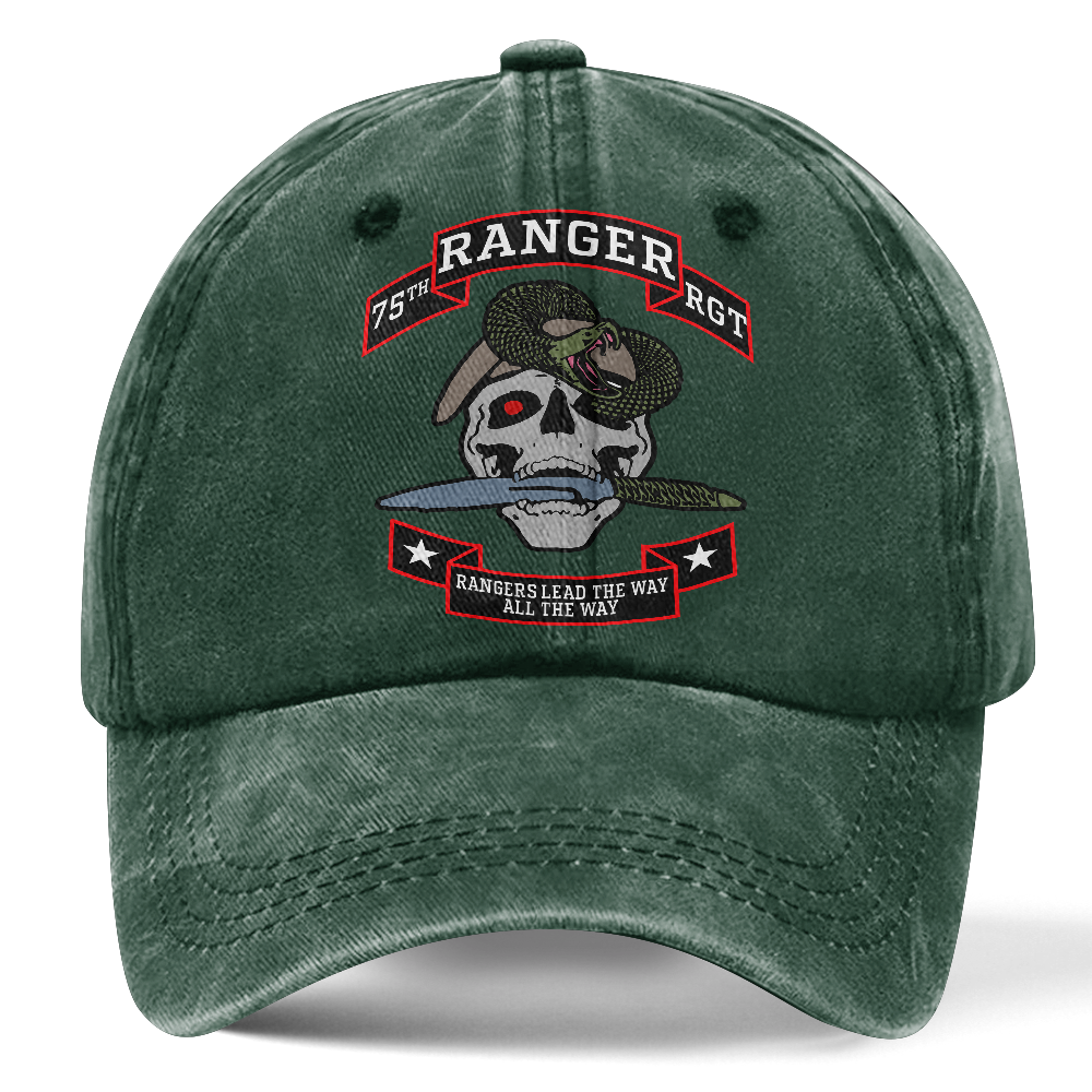 Personalizable Rangers Lead The Way Washed Cap