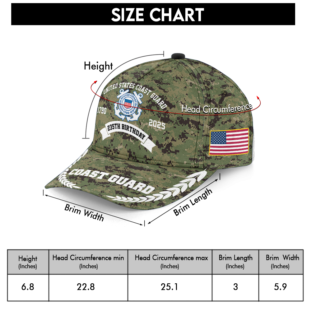 Coast Guard 235th Birthday Classic Cap