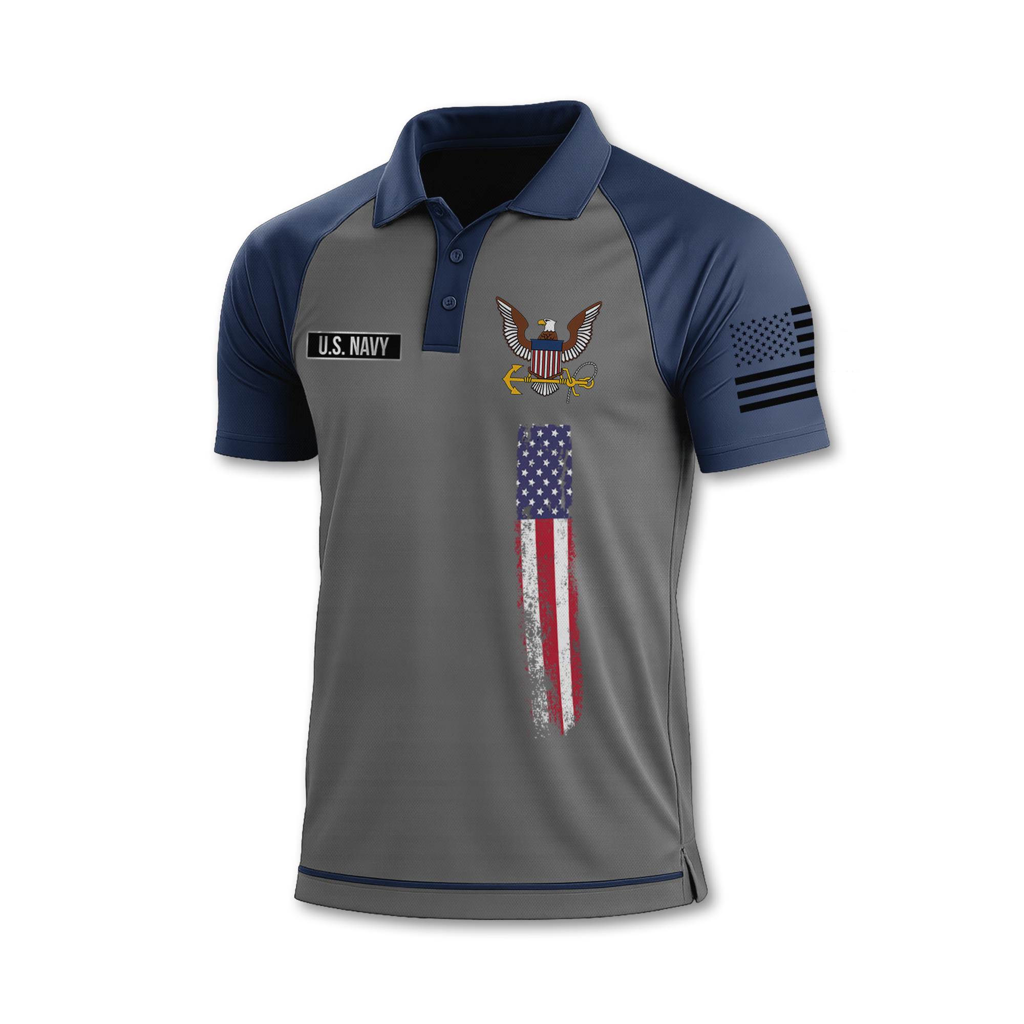 Navy 250th Anniversary Polo Shirt