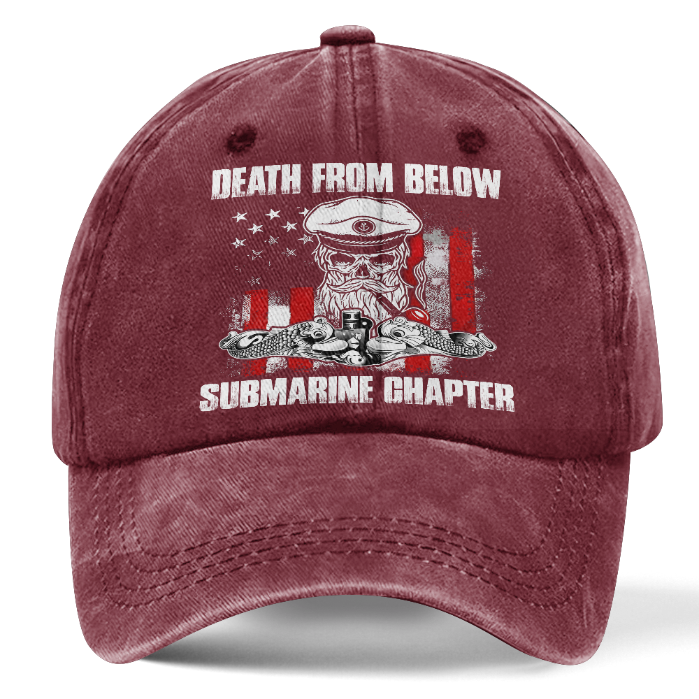 Navy Submarine Death From Below Washed Cap