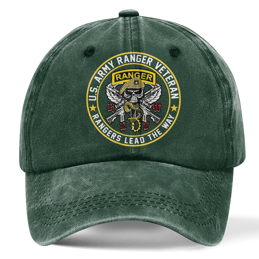 Personalizable Rangers Lead The Way Washed Cap