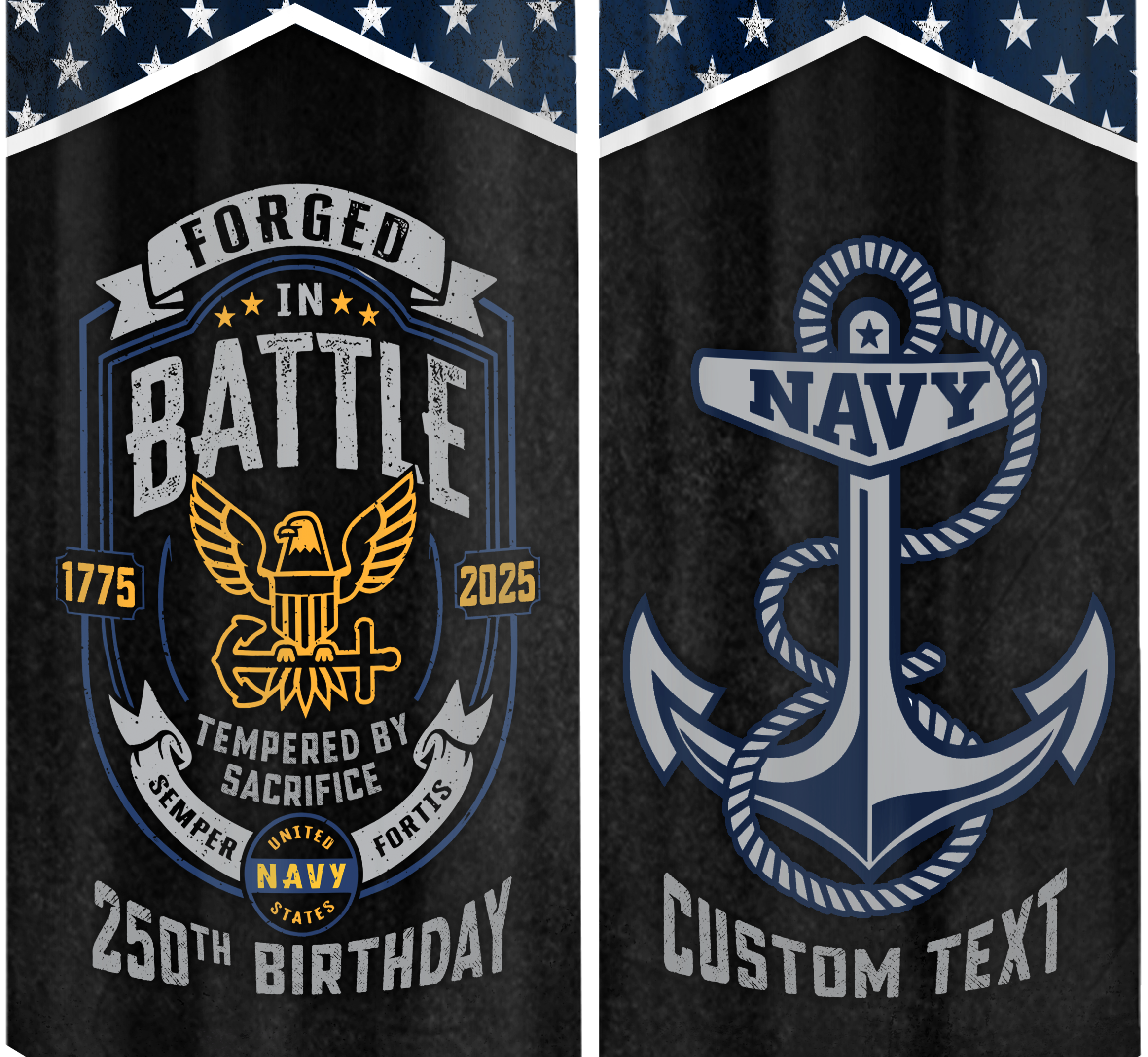 Navy 250th Anniversary Bullet Tumbler