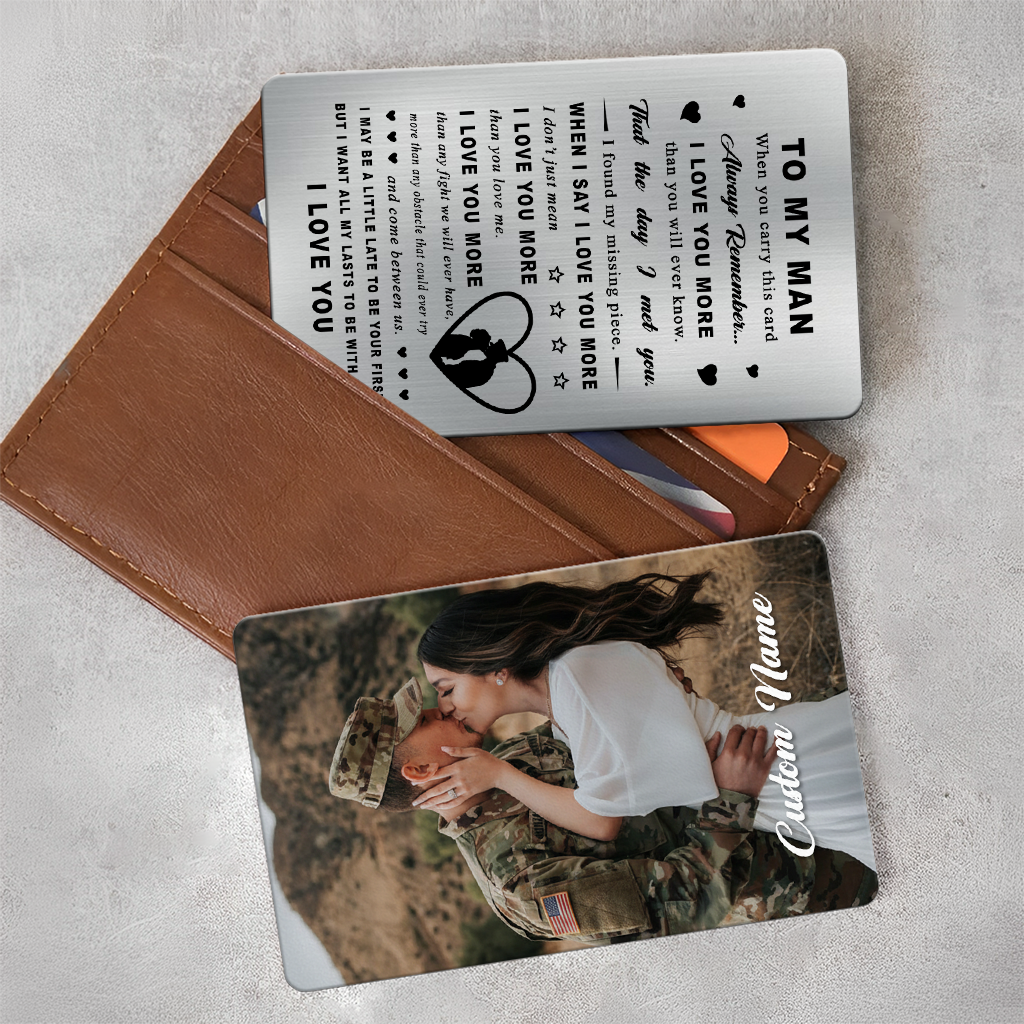 Personalizable Veteran Wallet Card