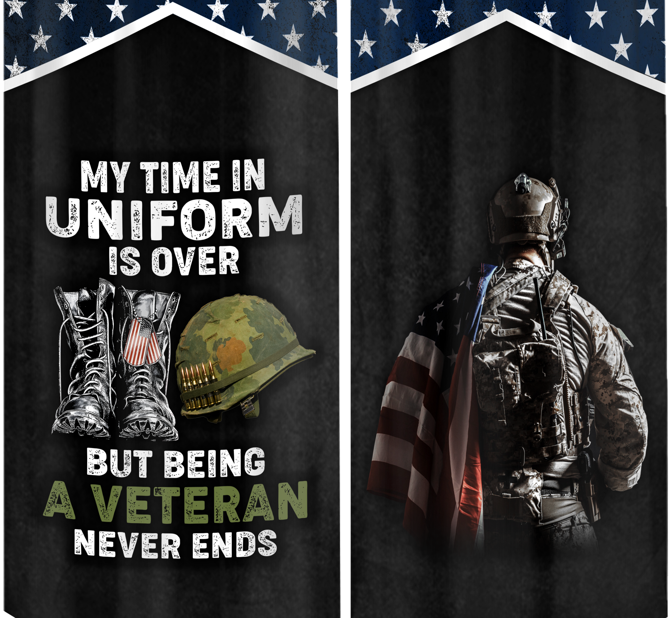 My Time In Uniform Is Over Bullet Tumbler