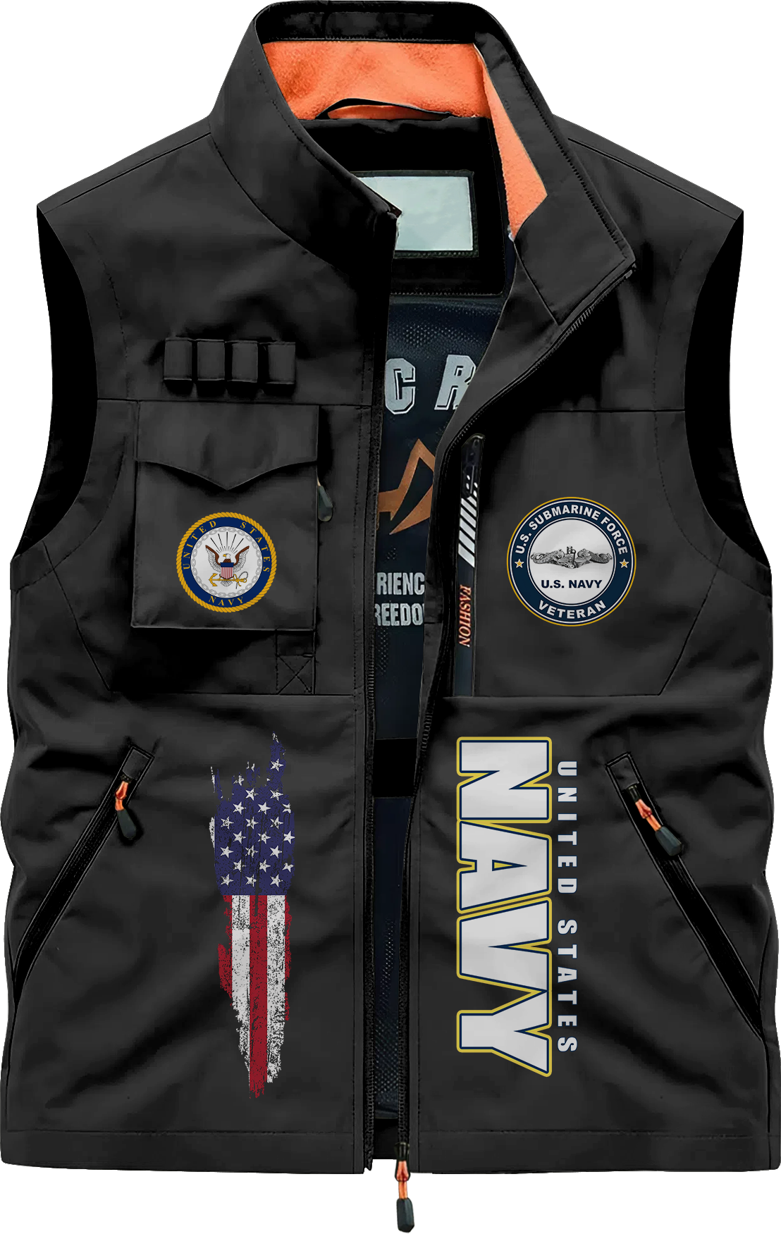 Navy Submarine Serve On Ships Designed To Sink Pocket Vest