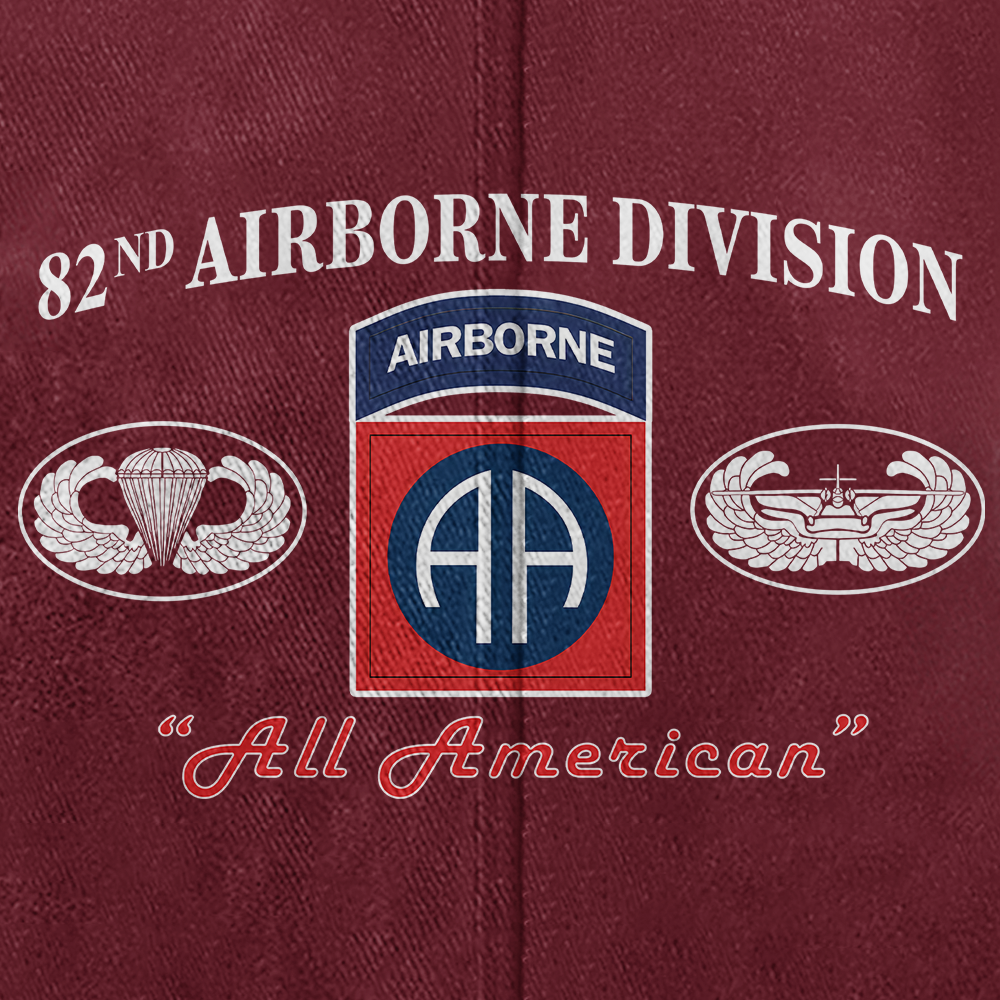 82nd Airborne All American Washed Cap