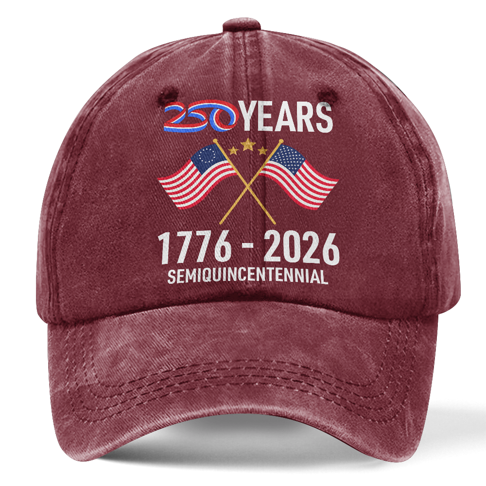 America 250th Anniversary Washed Cap