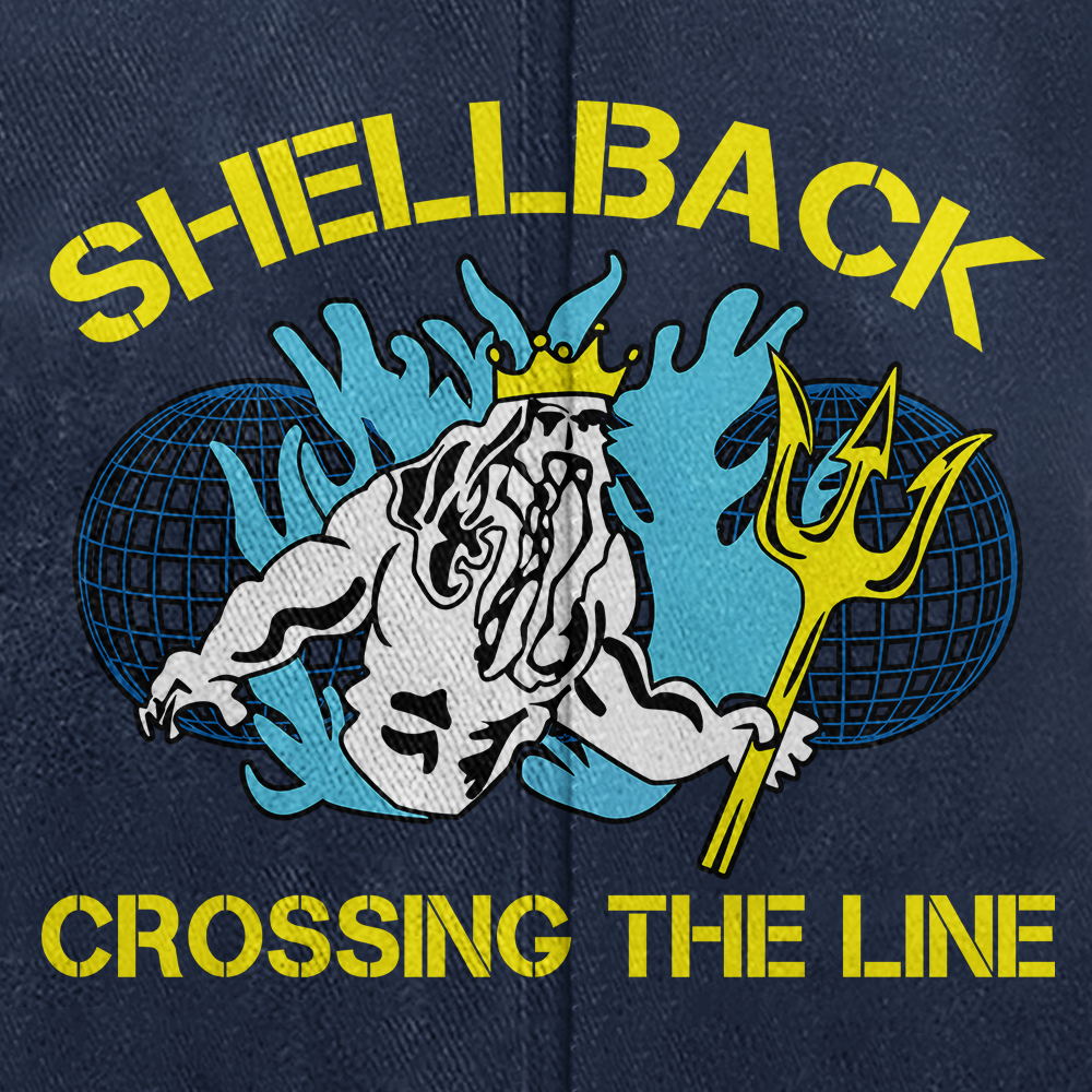 Personalizable Navy Shellback Washed Cap