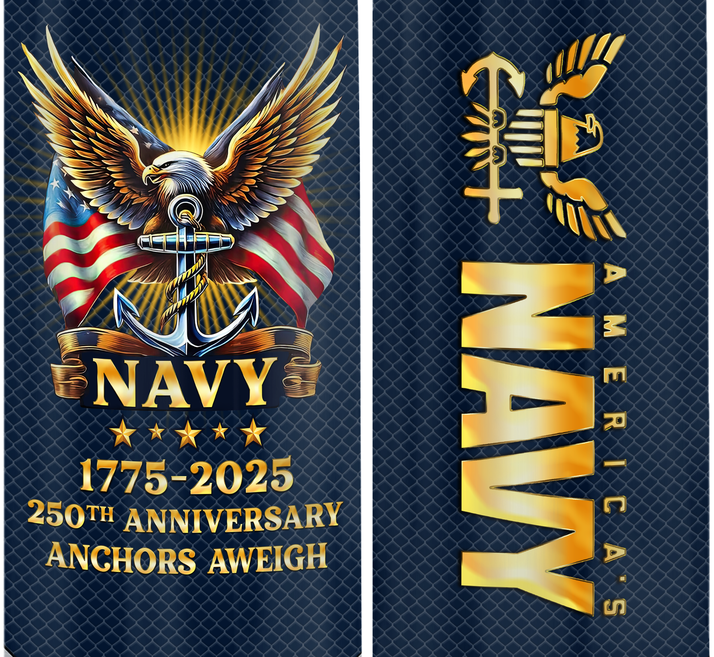 Navy 250th Anniversary Bullet Tumbler