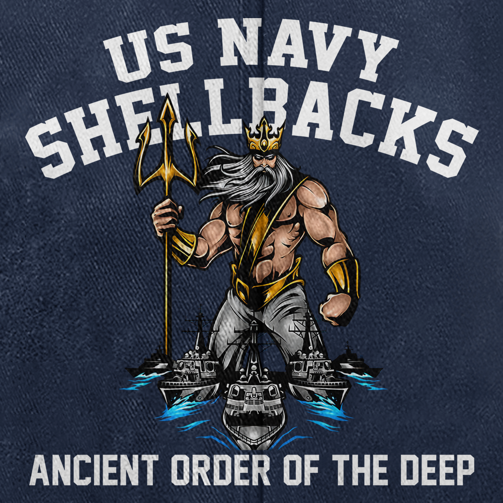 Personalizable Navy Shellback Washed Cap