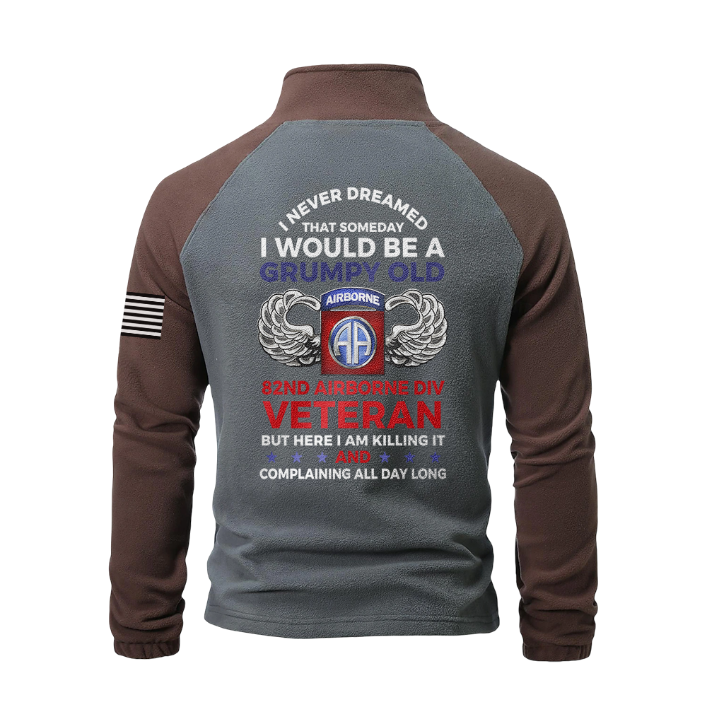 82nd Airborne Division Half-Zip Raglan Sweatshirt