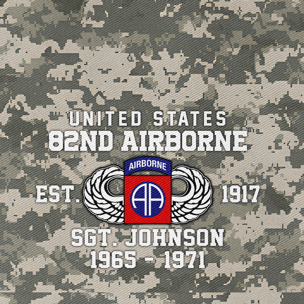Personalized 82nd Airborne Veteran Classic Cap
