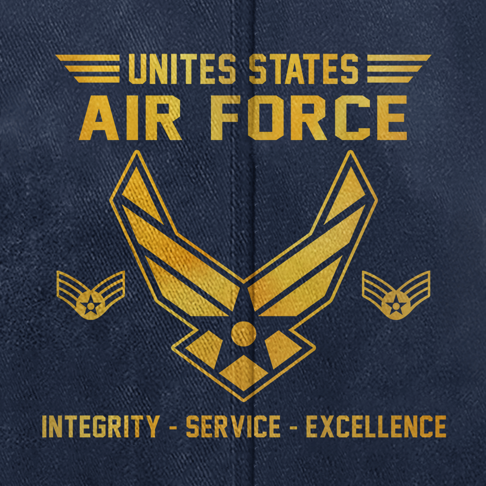 Personalizable Air Force Washed Cap