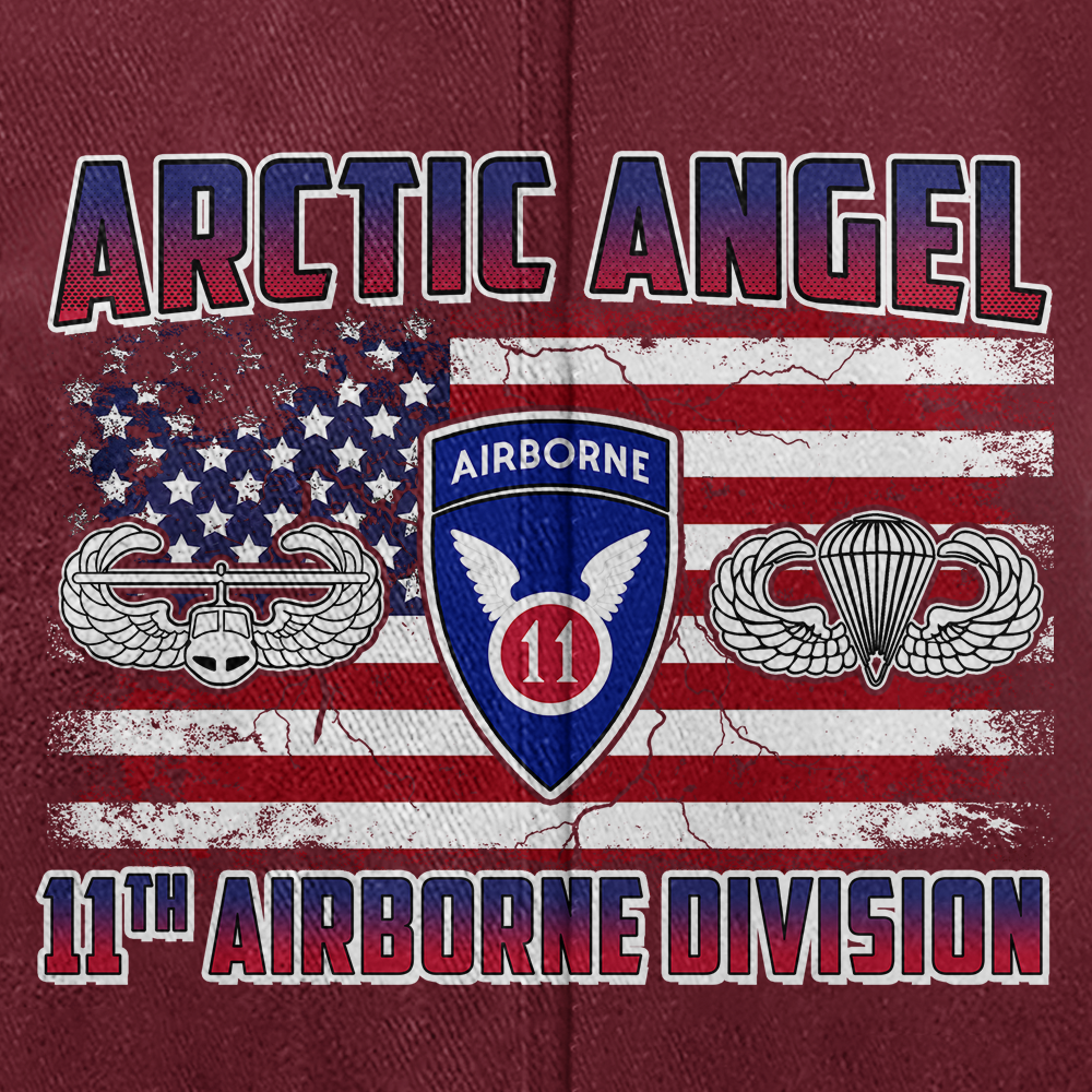 Personalizable 11th Airborne Division Washed Cap