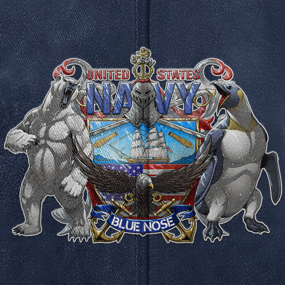 Personalizable Blue Nose Washed Cap